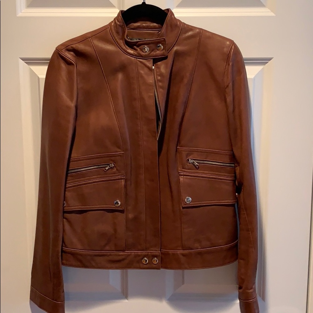 Ladies Ralph Lauren front zip Moto jacket